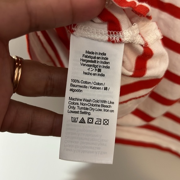 Crewcuts Kids Striped Eyelet Detail Top - Picture 4 of 6